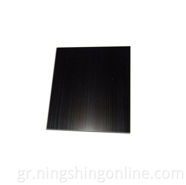 Black Stainless Steel Sheet